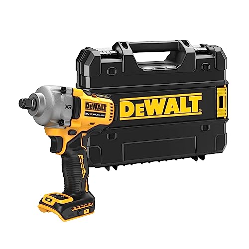 Dewalt XR Akku-Schlagschrauber DCF891NT (18V, ½ Zoll Außenvierkant-Aufnahme mit Spreng- bzw. HOG-Ring, 813 Nm Anzugsmoment, inkl. Metall-Gürtelhaken, T-STAK Box, Lieferung ohne Akku & Ladegerät) von Dewalt