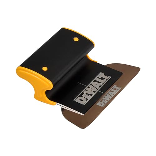 DEWALT Trockenbau Skimming Klinge, 17,8 cm | Pro-Grade | extrudiertes Aluminium & europäische Edelstahl-Konstruktion | schlagfeste Endkappen | Sheetrock Gyprock Wandboard Gipskarton | DXTT-2-907 von DEWALT