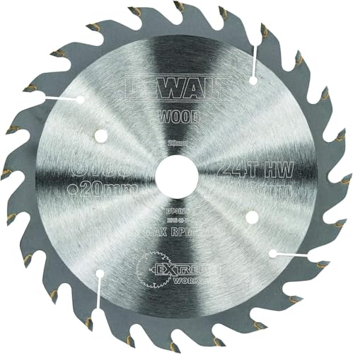 DEWALT DT4026-QZ - Hoja para sierra circular portátil 165x20mm 24D von Dewalt