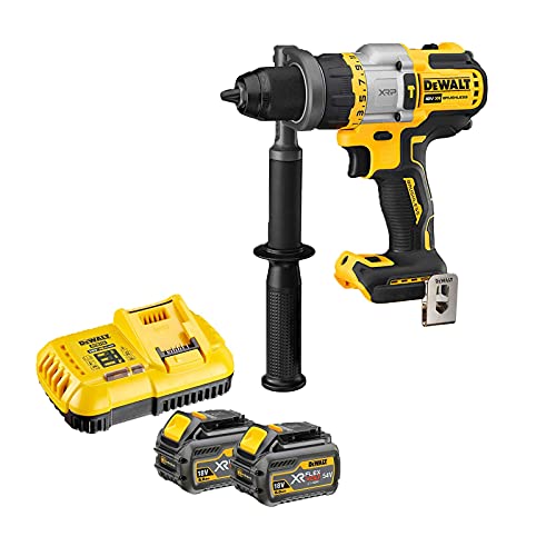 DeWALT Akku-Schlagbohrschrauber DCD999NT-XJ, Bohrmaschine, Akkuschrauber für 12 Ah Akku - 18V von DeWALT