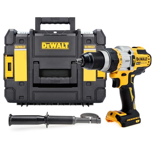 Dewalt 18V Flexvolt Advantage Akku-3-Gang-Schlagbohrschrauber DCD999NT (bürstenlos, Vollmetallgetriebe, integrierte LED-Leuchte mit bis zu 77 Lumen, inkl. Zusatzhandgriff, T STAK-Box & Zubehör) Dewalt 18V Flexvolt Advantage Akku-3-Gang-Schlagbohrschrauber DCD999NT (bürstenlos, Vollmetallgetriebe, integrierte LED-Leuchte mit bis zu 77 Lumen, inkl. Zusatzhandgriff, T STAK-Box & Zubehör) von DEWALT