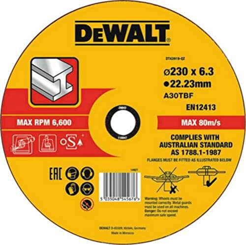 DEWALT Schruppscheibe Metall Gekr 230x6, 3mm von DEWALT