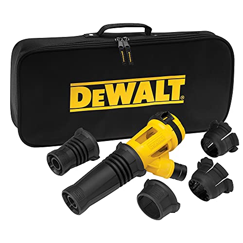 Dewalt Staubabsaugung für Meißel- und Abbruchhammer DWH051 (einsetzbar mit allen Dewalt SDS-max Kombi-, Meißel und Abbruchhämmern, kompatibel mit Industriesaugern, inkl. 3 Absaugdüsen) von Dewalt