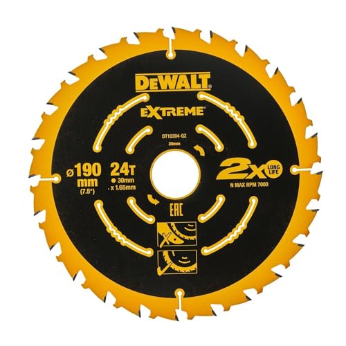 DeWALT Kreissägeblatt für Multimaterial | Extreme | Ø 190mm Asgat 30mm 24T - DT10304-QZ DeWALT Kreissägeblatt für Multimaterial | Extreme | Ø 190mm Asgat 30mm 24T - DT10304-QZ von DEWALT