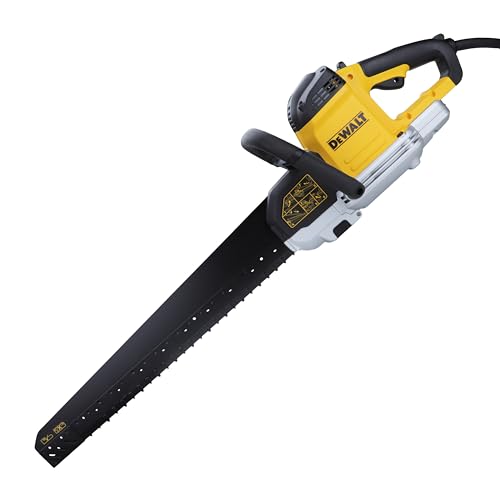 Dewalt Alligator 430 mm-Spezialsäge DWE397 (1.700 Watt, zum Sägen von Hochlochziegel bis Festigkeitsklasse 12 N/mm2, Schnellstopp, Schwertlänge 500 mm, Schnittlänge 430 mm) von DEWALT