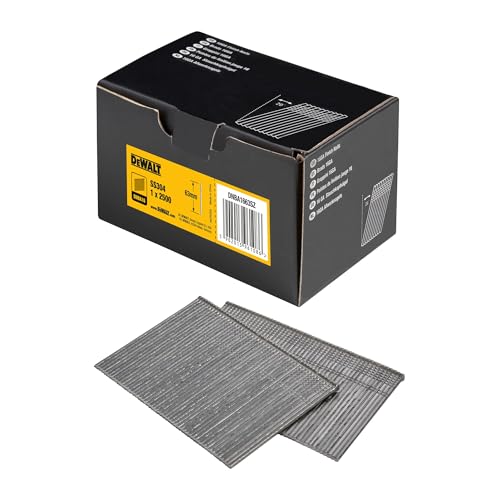 Dewalt Stauchkopf-Nägel 16 GA DNBA1663SZ (20 Grad, 63mm, Edelstahl, Durchmesser 1,40 x 1,60 mm) 2.500 Stück Dewalt Stauchkopf-Nägel 16 GA DNBA1663SZ (20 Grad, 63mm, Edelstahl, Durchmesser 1,40 x 1,60 mm) 2.500 Stück von DEWALT