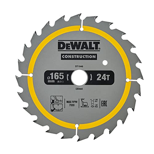 DeWalt LAME X SEGHE CIRCOLARI A BATTERIA - Lama Circolare 165x20mm 24 denti Batteria von DEWALT