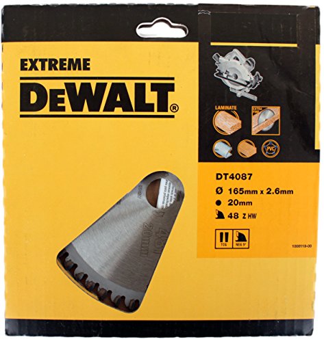 DeWalt DT4087-QZ - Hoja para sierra circular portátil 165x20mm 48D von DeWalt