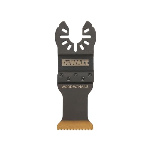 DeWalt Titan Sägeblatt DT20707-QZ | 43x31 mm | sägt Holz, Holz mit Nägeln, Kunststoffe und Gipskarton | für Multi-Tool von DeWalt