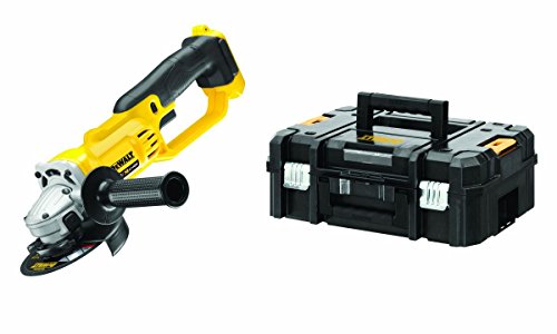 DeWalt Winkelschleifer DCG412NT – Kraftvolle Schleifmaschine mit vibrationsarmem Getriebe – Für das Abschleifen selbst an schwer zugänglichen Stellen – 1 x Schleifer 18 V, Schwarz, Gelb DeWalt Winkelschleifer DCG412NT – Kraftvolle Schleifmaschine mit vibrationsarmem Getriebe – Für das Abschleifen selbst an schwer zugänglichen Stellen – 1 x Schleifer 18 V, Schwarz, Gelb von DEWALT