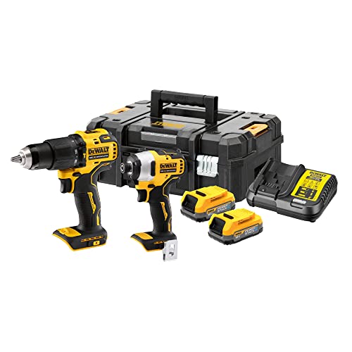 DEWALT Akku Set DCD709+DCF809 | DCK2062E2T-QW, Black von STANLEY BLACK DECKER - DEWALT