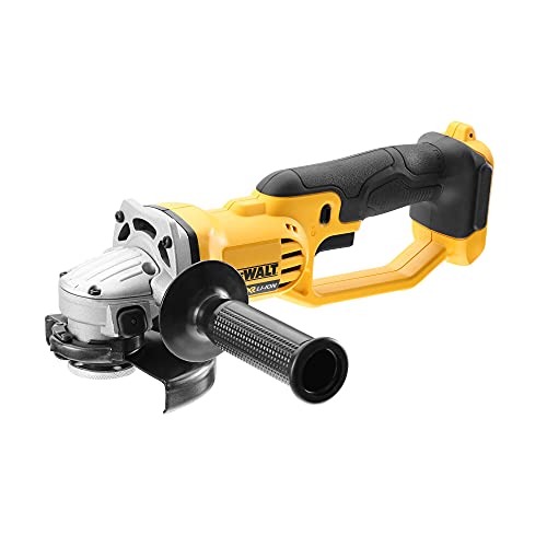 Dewalt 18 Volt Akku-Winkelschleifer DCG412N (Scheiben-ø: 125 mm, flaches Getriebegehäuse zum Einsatz in engen Arbeitsbereichen, werkzeuglose Schutzhaubenverstellung, Lieferung ohne Akku und Ladegerät) von DEWALT