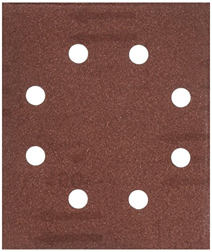 Dewalt Schleifpapier DT3015 (für Vibrationsschleifer, 115 x 140 mm, K150, Klettfix, gelocht, für alle Grund-, Zwischen und Endschliffanwendungen auf Holz Farben u. Lacke) 25 St. von DEWALT