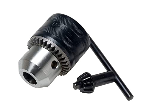Dewalt Zahnkranz-Bohrfutter DT7012 (für den Einsatz auf Bohrmaschinen, mit Bohrfutterschlüssel, ½“ x 20 UNF Aufnahme, 1,5 – 13 mm Spannbereich) 1 Stück von DEWALT