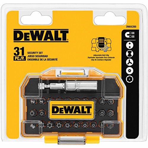 Dewalt DWAX200 Sicherheitsschraubendreher-Set, 31-teilig von DeWalt