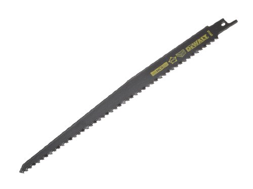 Dewalt HCS Säbelsägeblatt (für Holz 228 mm Länge, 4,2 mm Zahnteilung, Konstruktionsholz, Spanplatten, MDF, Sperrholz, Kunststoff und Holzwände) 5 Stück, DT2363 von DEWALT