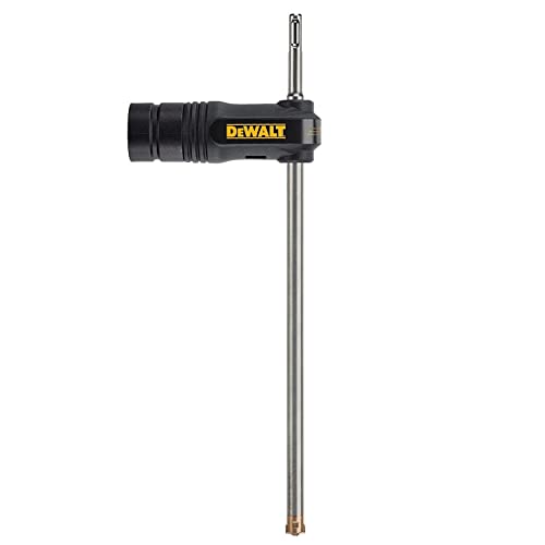 Dewalt SDS-max Absaugbohrer DT60231 (18mm Ø, 600mm Gesamtlänge, 400mm Arbeitslänge, zum staubfreien Bohren in Beton, Mauerwerk und Natur- & Kunststein, für den Einsatz in SDS-max Bohrhämmern) von DEWALT