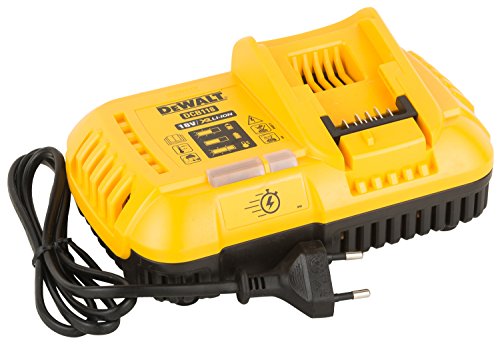 Dewalt System-Schnellladegerät DCB118 (für alle 18V & 54V XR Akkus, 2-Stufen Ladeprozess, LED-Anzeige für Ladeprozess & Akku-Status, auch zur Wandmontage geeignet) von DEWALT