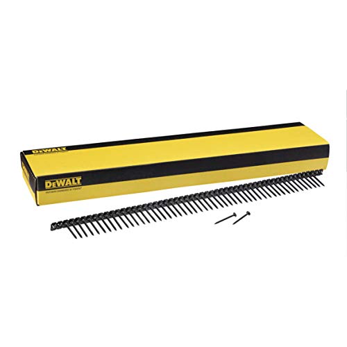 Dewalt Trockenbau-Schrauben mit Feingewinde (für Metallprofile, 3,5x35mm, magaziniert, 50 Schrauben pro Streifen, passend für 18V Akku-Schnellbauschrauber DCF620, Inhalt: 1.000 Stück) DWF4000350 von Dewalt