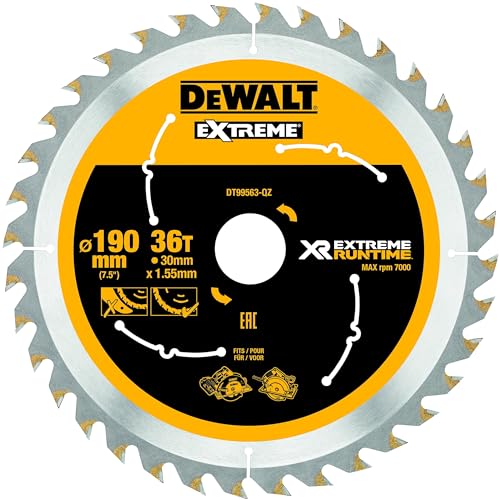 DeWalt DT99563-QZ - Hojas para Sierra Circular portátil XR EXTREME RUNTIME 190mm x 30mm 36D von DEWALT