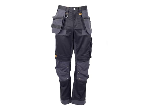 DEWALT Herren Harrison Work Utility Pants, Regular Fit, Schwarz/Grau, 38W / 29L von DEWALT