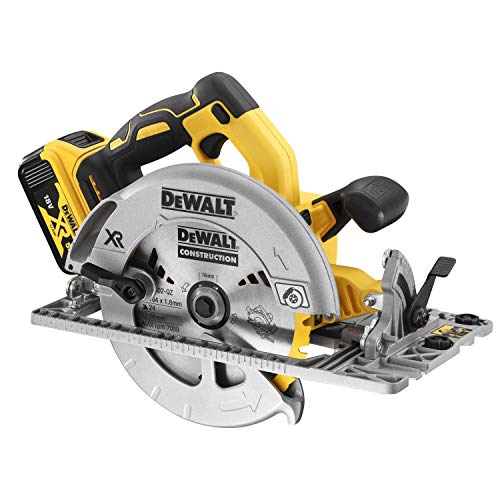 Kreissäge XR 18 V 5 Ah Li-Ion BL 184 mm kompatibel mit Führungsschiene von STANLEY BLACK DECKER - DEWALT