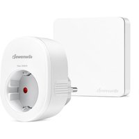DEWENWILS Funksteckdose mit Fernbedienung, 3680W, 30M Reichweite, Plug-In Ein/Aus Funk-Wandschalter, Weiß DEWENWILS Funksteckdose mit Fernbedienung, 3680W, 30M Reichweite, Plug-In Ein/Aus Funk-Wandschalter, Weiß von DEWENWILS