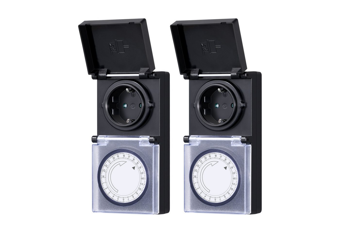 DEWENWILS Zeitschaltuhr Aussenbereich, mechanisch, 2er Set, IP44, 15 Min. Intervall, Outdoor Timer DEWENWILS Zeitschaltuhr Aussenbereich, mechanisch, 2er Set, IP44, 15 Min. Intervall, Outdoor Timer von DEWENWILS