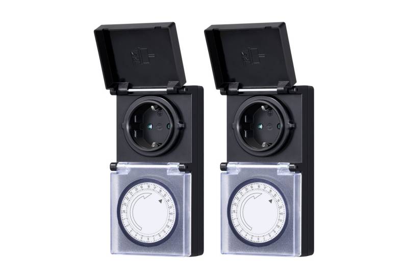 DEWENWILS Zeitschaltuhr Aussenbereich, mechanisch, 2er Set, IP44, 15 Min. Intervall, Outdoor Timer DEWENWILS Zeitschaltuhr Aussenbereich, mechanisch, 2er Set, IP44, 15 Min. Intervall, Outdoor Timer von DEWENWILS