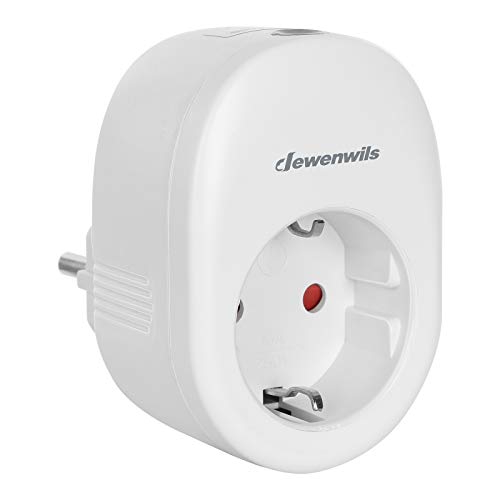 DEWENWILS einzelne Funksteckdose, 2300W drahtlose Funksteckdose nur für DHRS104A, DHRS203A, DHRS205A, DHRLS11C, DHRSR05A (1 programmierbare Funksteckdose ohne Fernbedienung) von DEWENWILS
