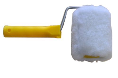 Farbroller - Farbwalze - Schafwollrolle - Schafwolle Modell:Farbwalze - Breite: 10cm inkl. Bügel von DEWEPRO - Farbroller