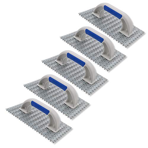 5er Set DEWEPRO Profi Edelputzkratzer - Putzkratzer - Raspelbrett für Mineralputz - Abmessung: 250x135mm 5er Set DEWEPRO Profi Edelputzkratzer - Putzkratzer - Raspelbrett für Mineralputz - Abmessung: 250x135mm von DEWEPRO