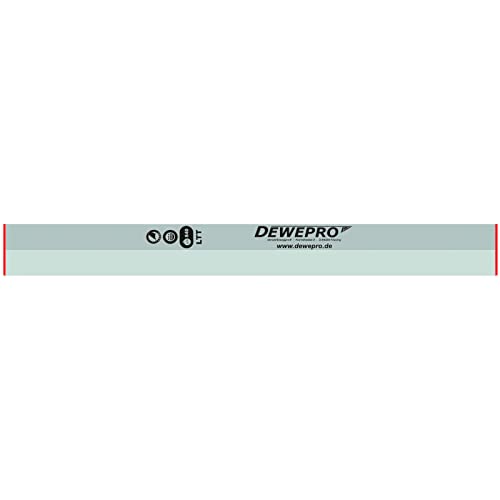 DEWEPRO® Aluminium Trapez Kartätsche - Abziehlatte - Richtscheit - Putzlatte - Kartätsche - Länge: 150cm / 1,5m von DEWEPRO