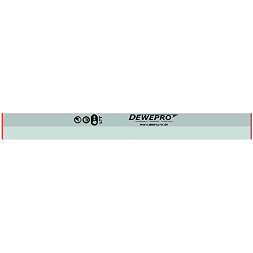 DEWEPRO® Aluminium Trapez Kartätsche - Abziehlatte - Richtscheit - Putzlatte - Kardätsche - Länge: 180cm / 1,8m von DEWEPRO