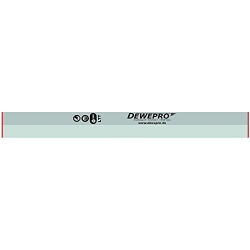 DEWEPRO® Aluminium Trapez Kartätsche - Alu Abziehlatte - Richtscheit - Putzlatte - Setzlatte - Länge: 180cm / 1,8m von DEWEPRO