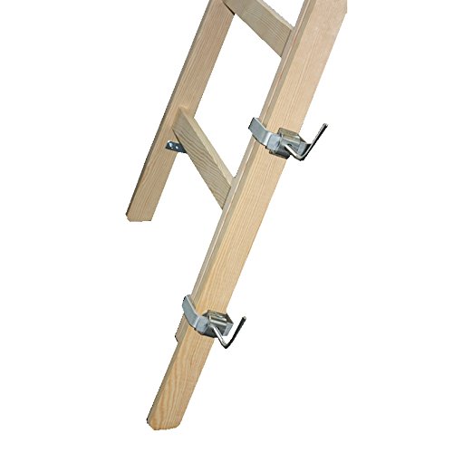 2 x Verlängerung Leiter 120cm für Holzleiter inkl. 4 Klammern Malerleiter Holmverlängerung Leiterverlängerung von DEWEPRO-x-Tools