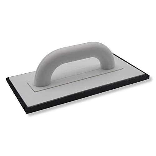 DEWEPRO® Fugbrett Ausfugbrett - Zellkautschuk schwarz - Fugscheibe Fugenbrett - 280x140mm - Werkzeug für Fliesenleger zum Verfugen von DEWEPRO