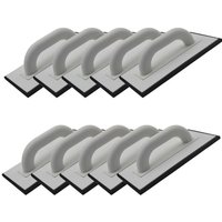 DEWEPRO Fugbrett Ausfugbrett - Zellkautschuk schwarz - Fugscheibe Fugenbrett - 280x140mm - Verfugbrett - Fugscheibe - Fugenbrett - 10er-Set von DEWEPRO