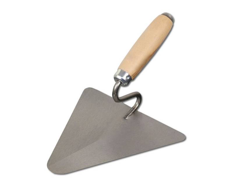 DEWEPRO Maurerkelle Berliner Maurerkelle, Dreieckskelle mit S-Hals u. Holzgriff, 200x190mm DEWEPRO Maurerkelle Berliner Maurerkelle, Dreieckskelle mit S-Hals u. Holzgriff, 200x190mm von DEWEPRO