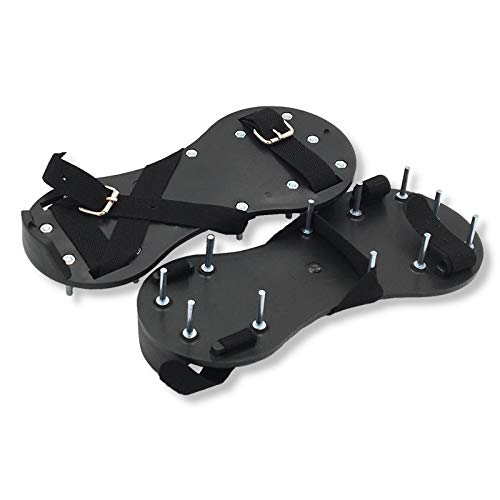 DEWEPRO® Nagelschuhe - Nagelsohlen - Estrichschuhe - Stachelschuhe (Paar) - Nagellänge: 25mm von DEWEPRO