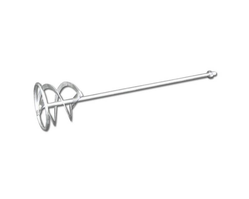 DEWEPRO Rührstab Wendelrührer mit Ring in Doppel-Spiralform verzinkt, ø130x600mm M-14, Ø 13 mm, L: 60 cm von DEWEPRO