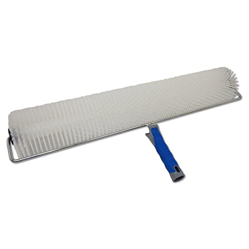DEWEPRO® Entlüftungsroller Stachelwalze ø123mm x 500mm Breite - Handstachelwalze mit 40mm Stachellänge - Entlüfterrolle, Entlüftungswalze - Igelwalze in Profi-Qualität von DEWEPRO