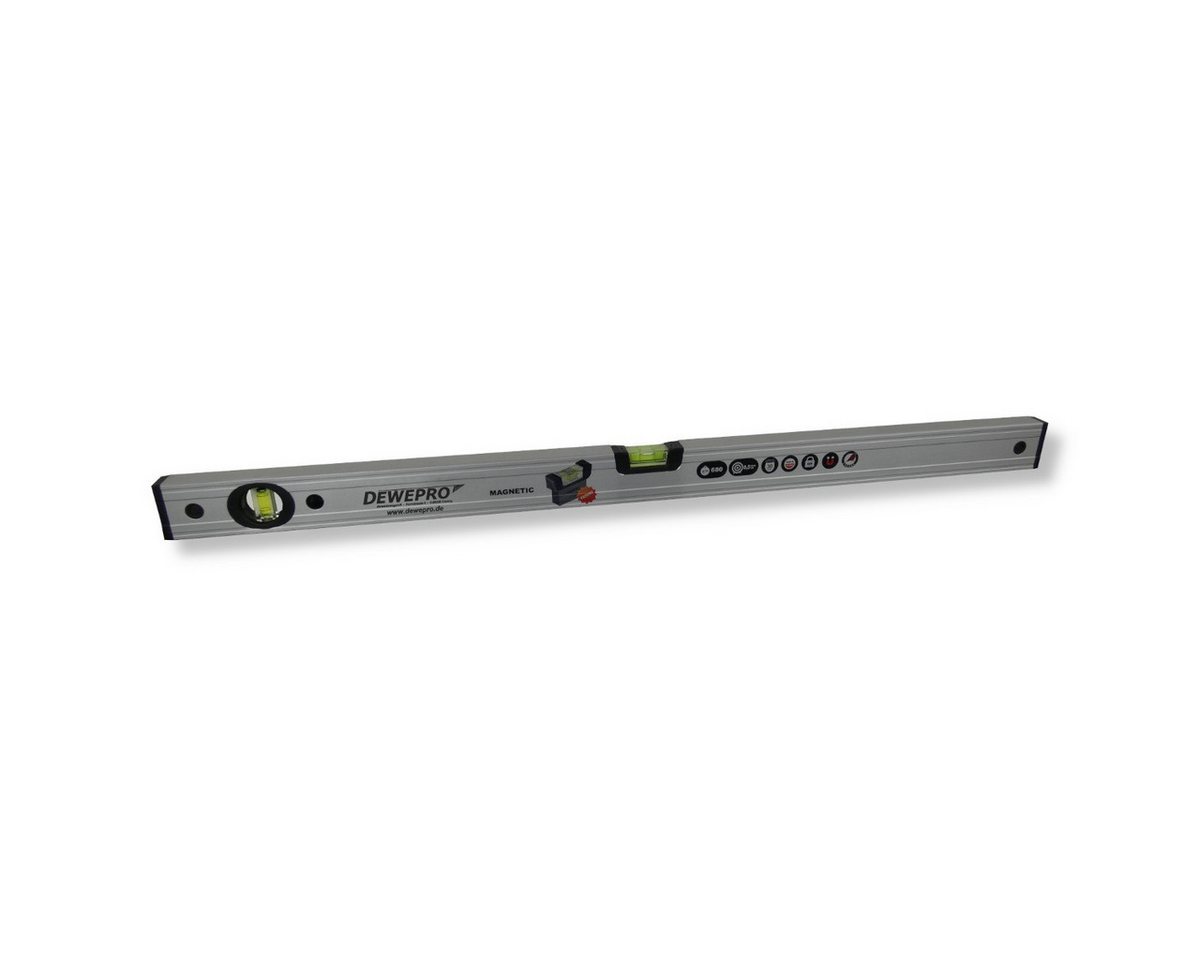 DEWEPRO Wasserwaage DEWEPRO Magnet Wasserwaage Aluminium - 2 Libellen - 80cm 0,8m DEWEPRO Wasserwaage DEWEPRO Magnet Wasserwaage Aluminium - 2 Libellen - 80cm 0,8m von DEWEPRO