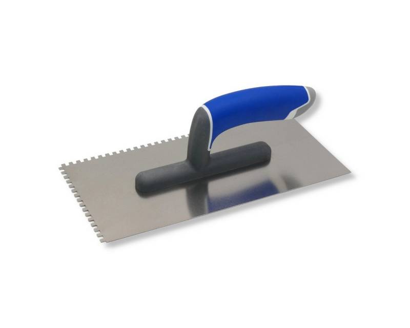 DEWEPRO Zahnkelle DEWEPRO 3K Zahnkelle 4x4 mm Edelstahl 270x130mm, 3-Komponenten-Griff von DEWEPRO