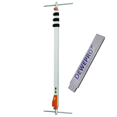 NEDO® Auto-mEssfix - von 920mm bis 2610mm - zum Überprüfen und Nachmessen deformierter oder bereits gerichteter Kfz-Karosserien - inkl. einem DEWEPRO Zollstock 2m von DEWEPRO