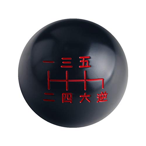DEWHEL Manuelle Schaltknauf, Schwarz/Rot, 6 Gänge, M10 x 1,5, M10 x 1,25, M8 x 1,25, M12 x 1,25 DEWHEL Manuelle Schaltknauf, Schwarz/Rot, 6 Gänge, M10 x 1,5, M10 x 1,25, M8 x 1,25, M12 x 1,25 von DEWHEL