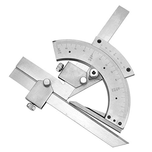 DEWIN 0-320 ° Winkellineal, Karbonstahl Goniometer Universal Tragbar mit Box, Nonius Winkelsucher für Holzverarbeitende Ingenieure Vielseitige Winkelmessung DEWIN 0-320 ° Winkellineal, Karbonstahl Goniometer Universal Tragbar mit Box, Nonius Winkelsucher für Holzverarbeitende Ingenieure Vielseitige Winkelmessung von DEWIN