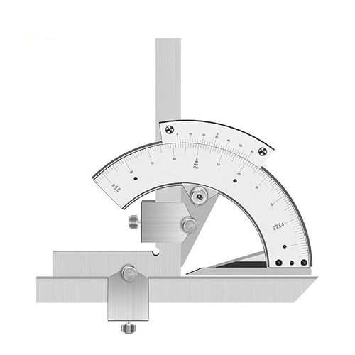 DEWIN 0-320 ° Winkellineal, Karbonstahl Goniometer Universal Tragbar mit Box, Nonius Winkelsucher für Holzverarbeitende Ingenieure Vielseitige Winkelmessung DEWIN 0-320 ° Winkellineal, Karbonstahl Goniometer Universal Tragbar mit Box, Nonius Winkelsucher für Holzverarbeitende Ingenieure Vielseitige Winkelmessung von DEWIN