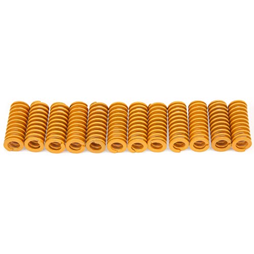 DEWIN 3D-Druck-Feder 24 Stück 3D-Drucker Teile Feder 3D-Druck-Feder für Beheiztes Bett Extruder Nivel Lierier Zubehör 25x8mm von DEWIN