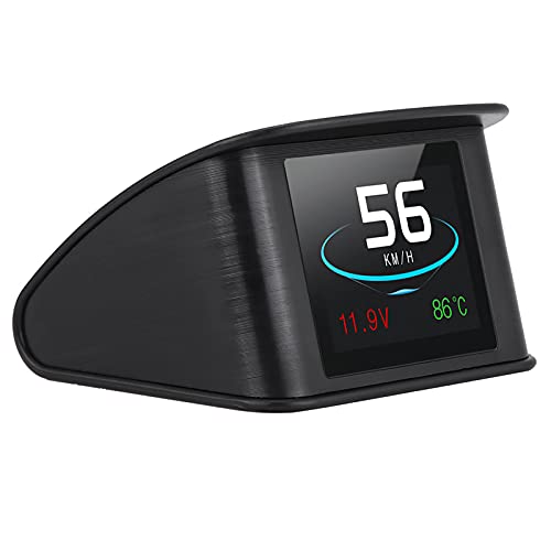 DEWIN Auto HUD Display, P10 Universal Auto HUD Head Up Display OBD2 Geschwindigkeitswarnung Drehzahl Kraftstoffverbrauchsprojektor von DEWIN